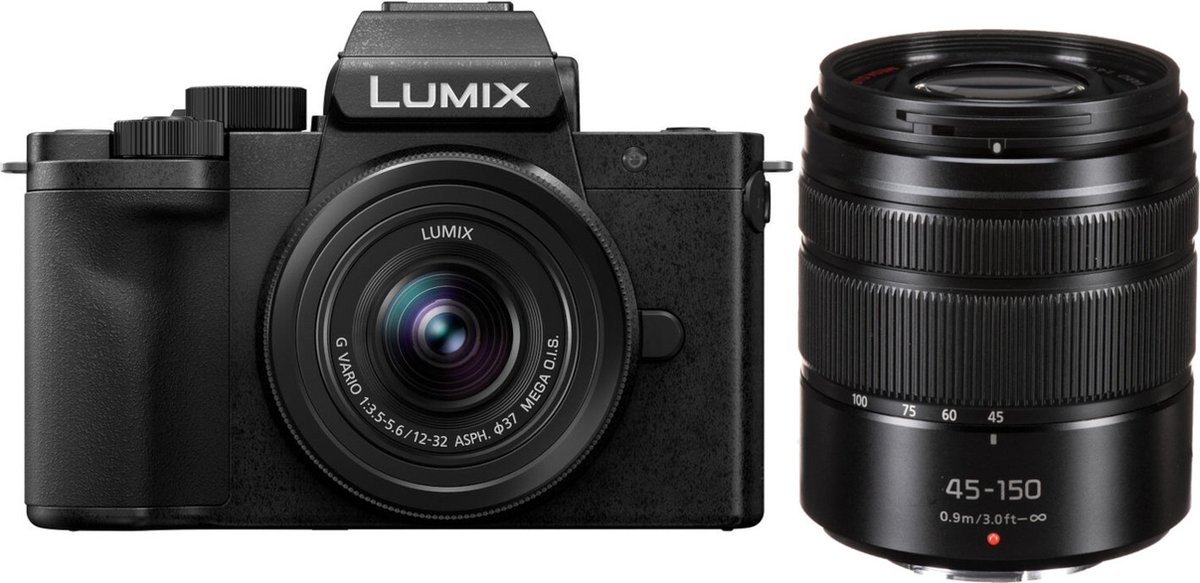 Panasonic Lumix G100D + 12-32mm f/3.5-5.6 + 45-150mm f/4-5.6