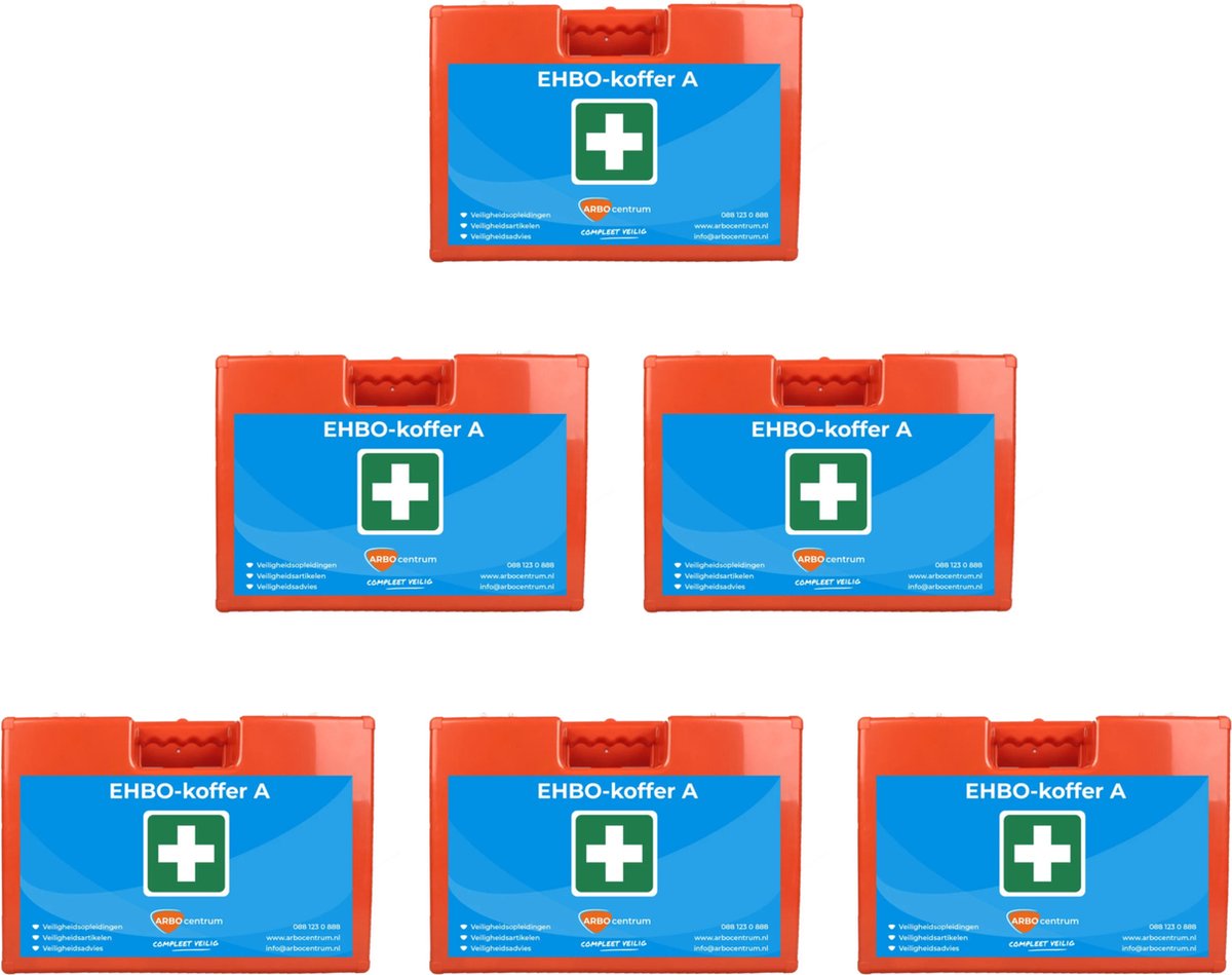 6-pack EHBO koffer A - 6-pack EHBO koffer A