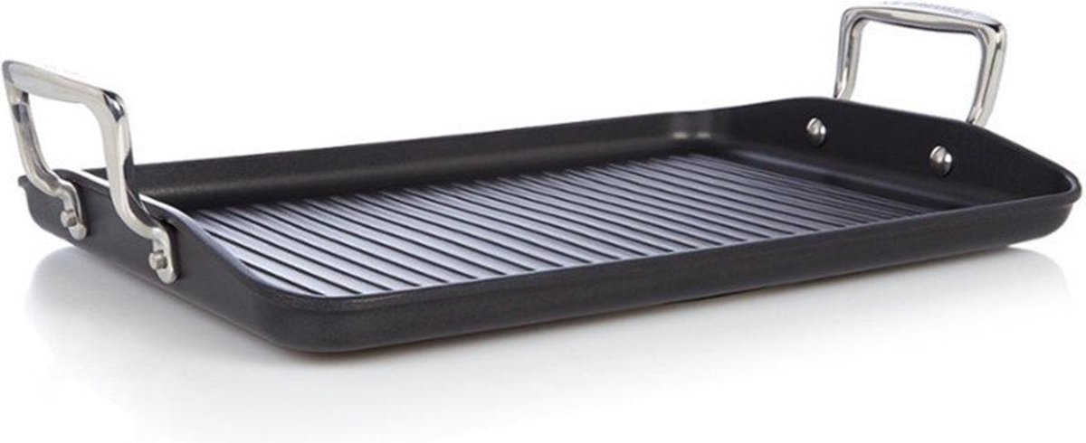 Le Creuset Grillplaat Les Forgées TNS - 35 x 25 cm - standaard anti-aanbaklaag