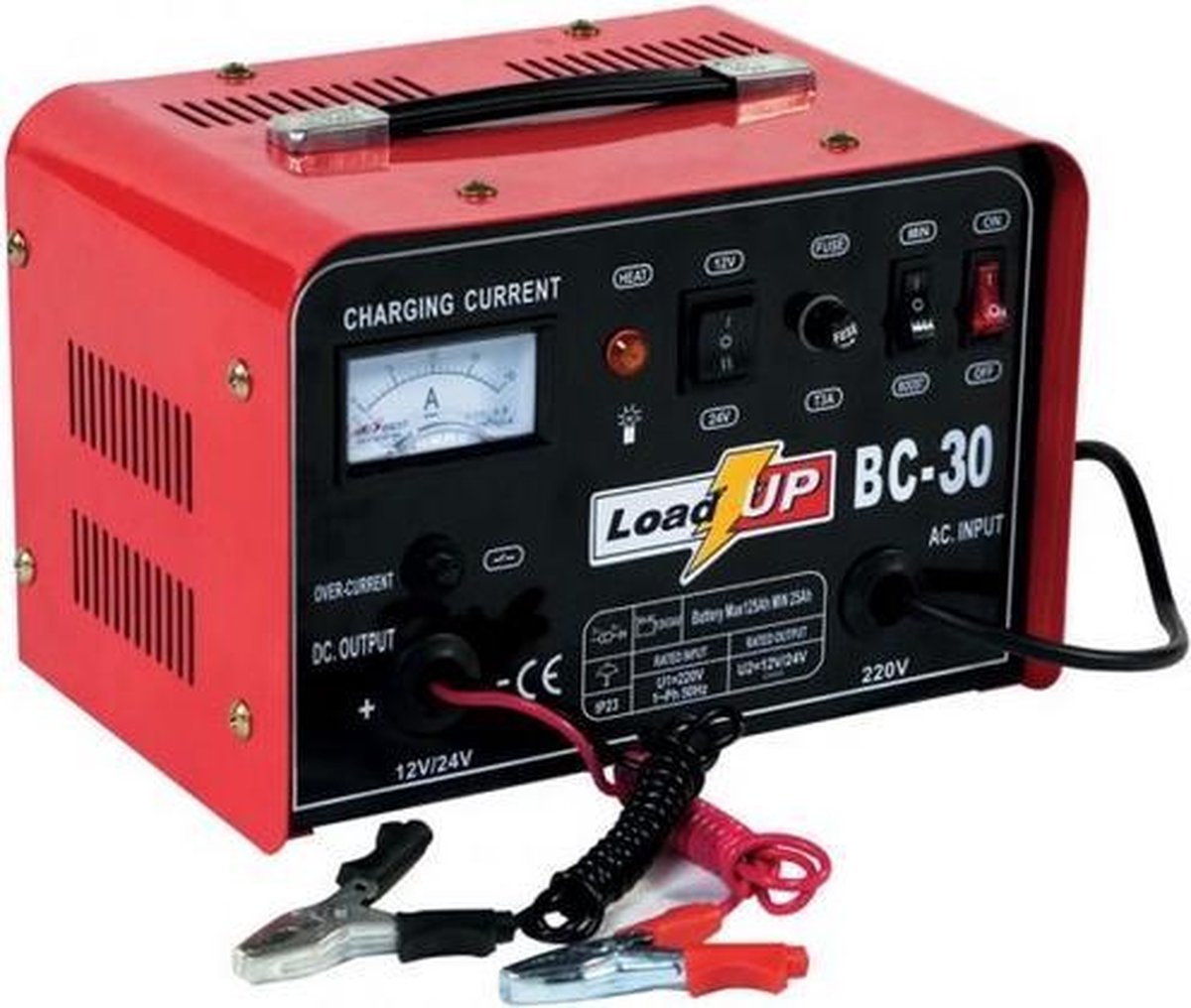 Acculader BC30 12V+24V laadstroom 15A