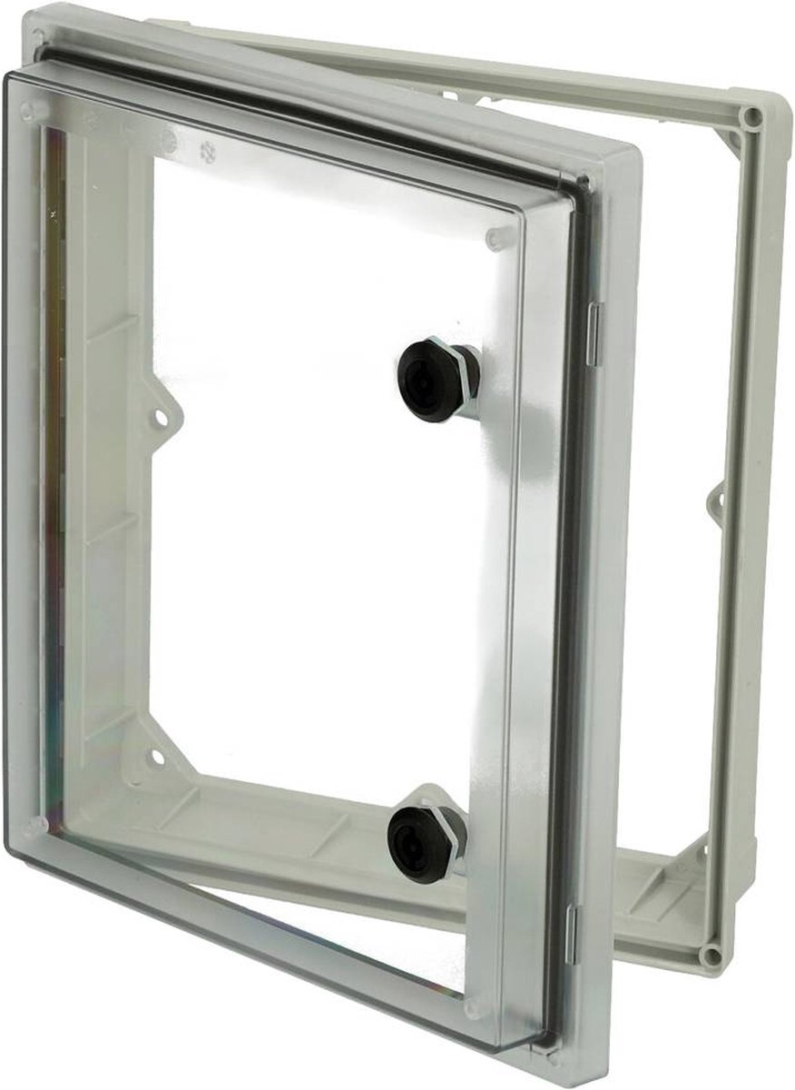 Fibox PW 292409 T Zichtvenster Deksel transparant, Dubbele baard, UV-bestendig (l x b x h) 88 x 244 x 291 mm Polycarbonaat Grijs 1 stuk(s)