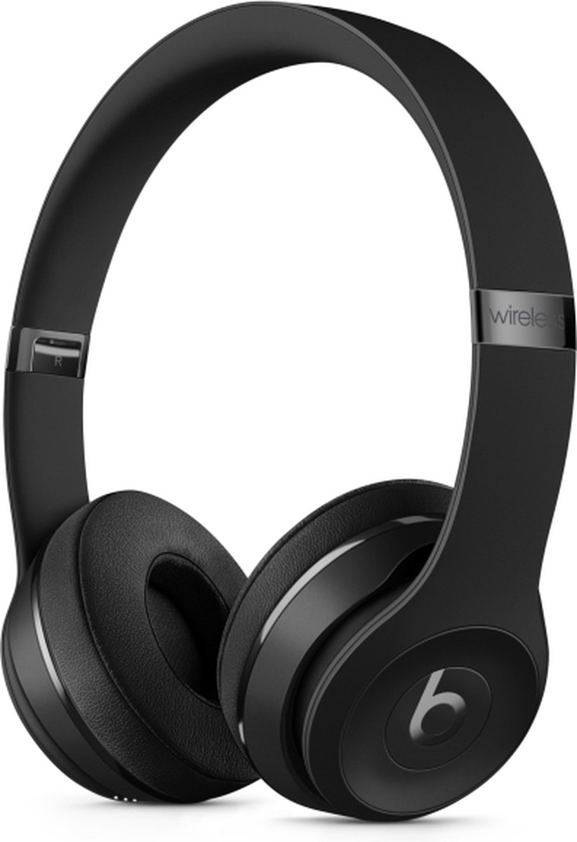 Beats Solo3 Over Ear koptelefoon Bluetooth Stereo Mat zwart Volumeregeling, Vouwbaar