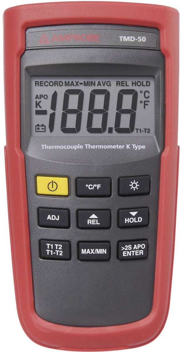 Beha Amprobe TMD-50 Temperatuurmeter -60 - +1350 °C Sensortype K