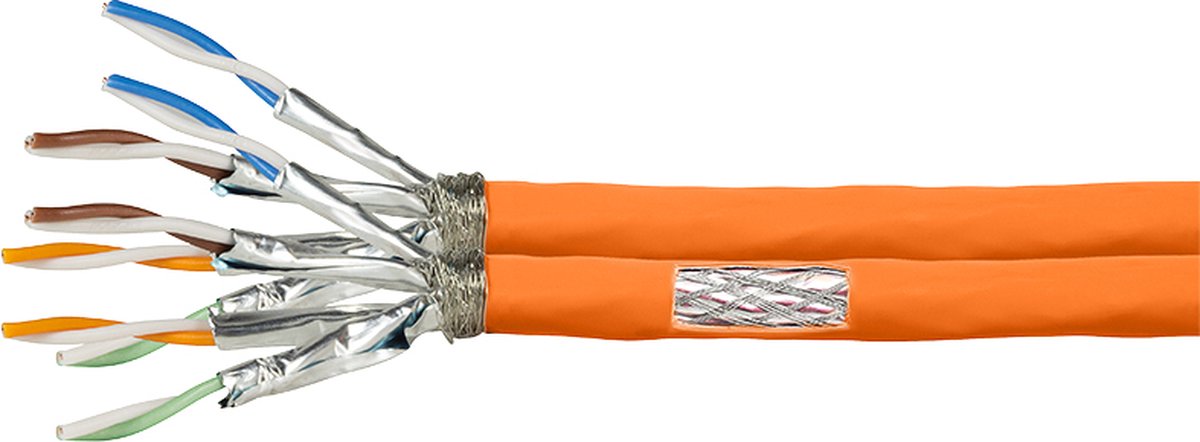 LogiLink CPV0065 Netwerkkabel CAT 7 Oranje 50 m