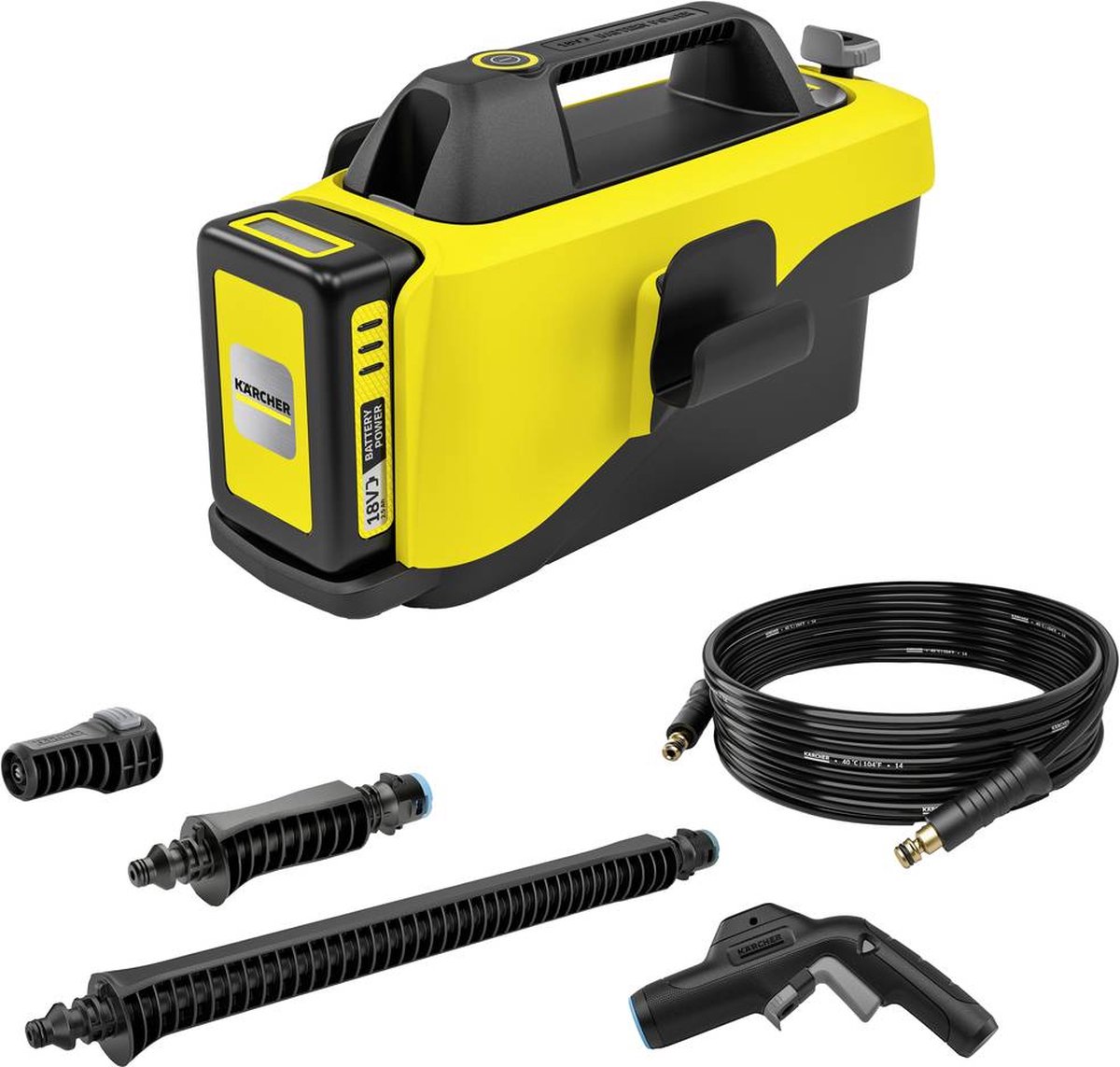 Kärcher Home & Garden OC 6-18 Battery Set Accu-middendrukreiniger 24 bar Koud water