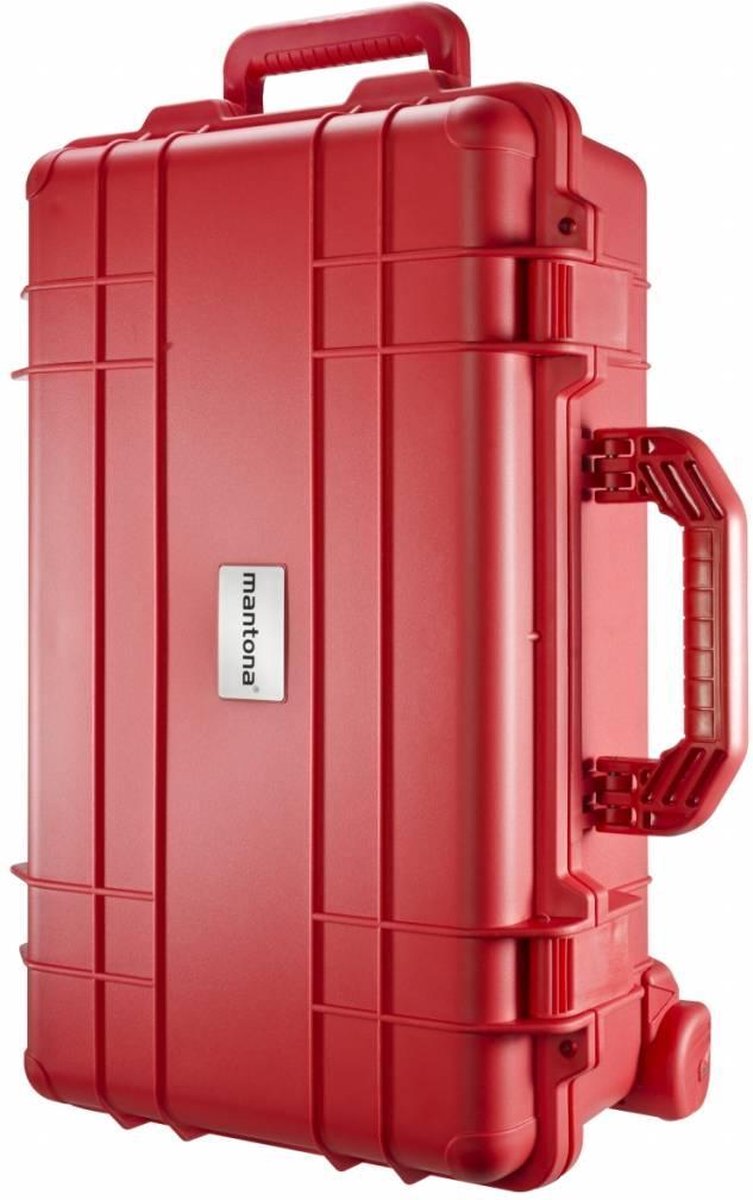 Mantona Outdoor Schutz-Trolley, rot Trolley Binnenafmetingen (bxhxd)=300 x 510 x 160 mm Waterdicht