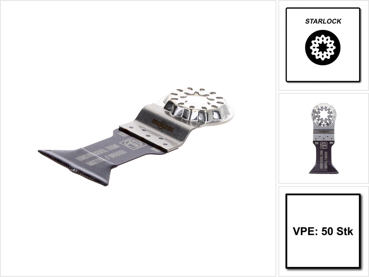 Fein 63502223250 E-Cut Universal Zaagblad (50st) - 44 X 55 Mm