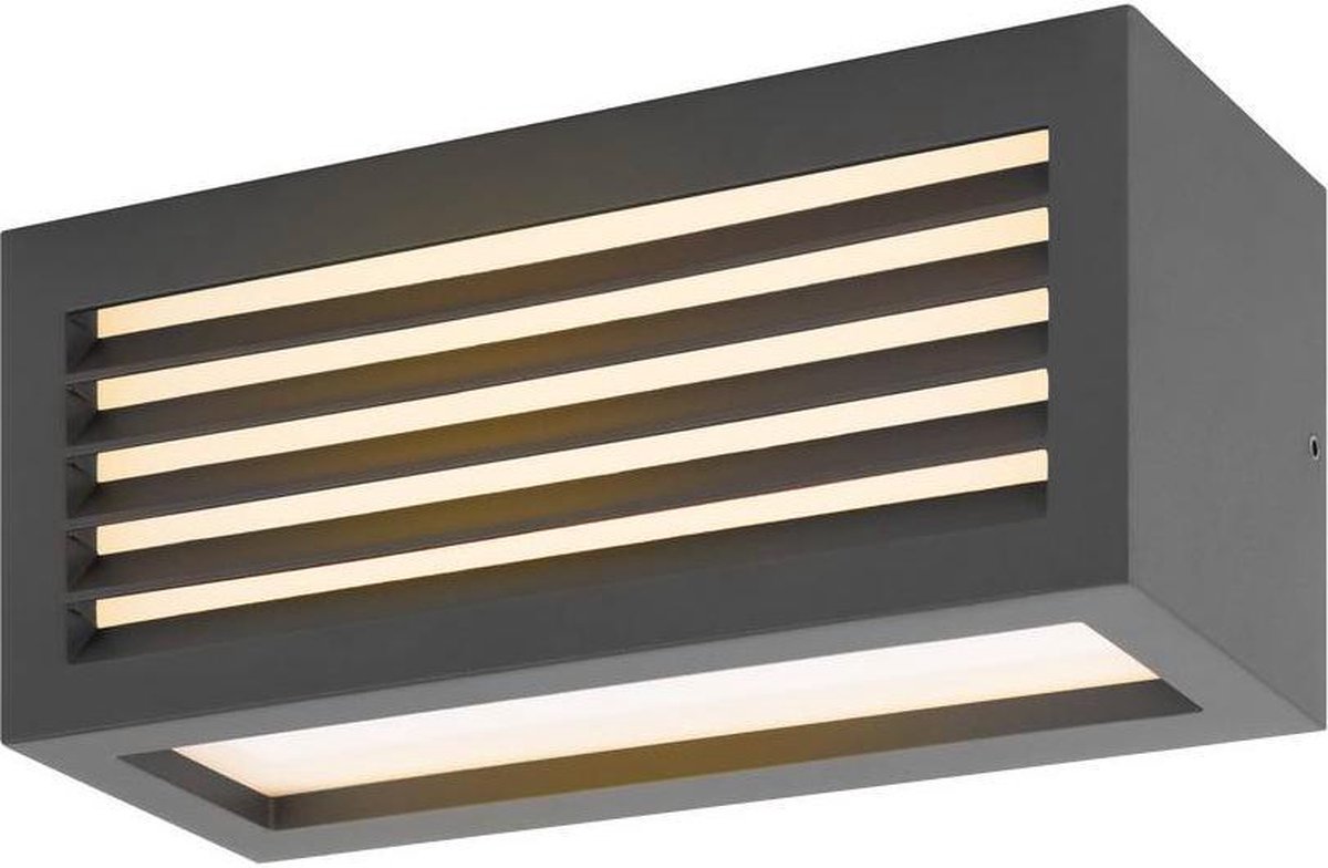 SLV 1002035 BOX-L LED-plafondlamp LED vast ingebouwd 19 W Antraciet