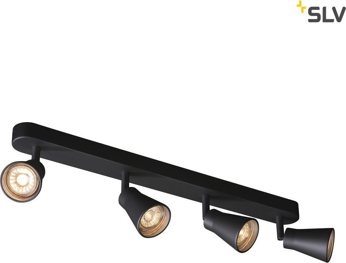 SLV 1000895 AVO Plafondlamp GU10 50 W Zwart