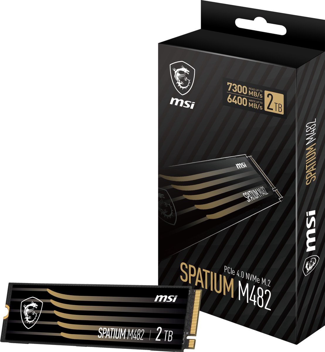 MSI SPATIUM M482 M.2 2 TB PCI Express 4.0 NVMe 3D NAND