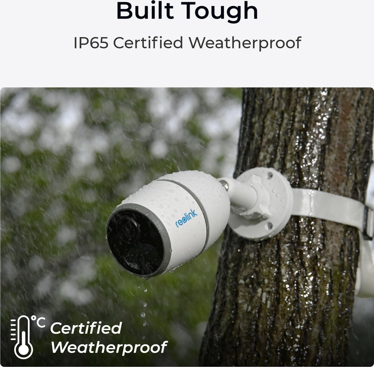 Reolink Go Series G330 Rond IP-beveiligingscamera Buiten 2560 x 1440 Pixels Muur