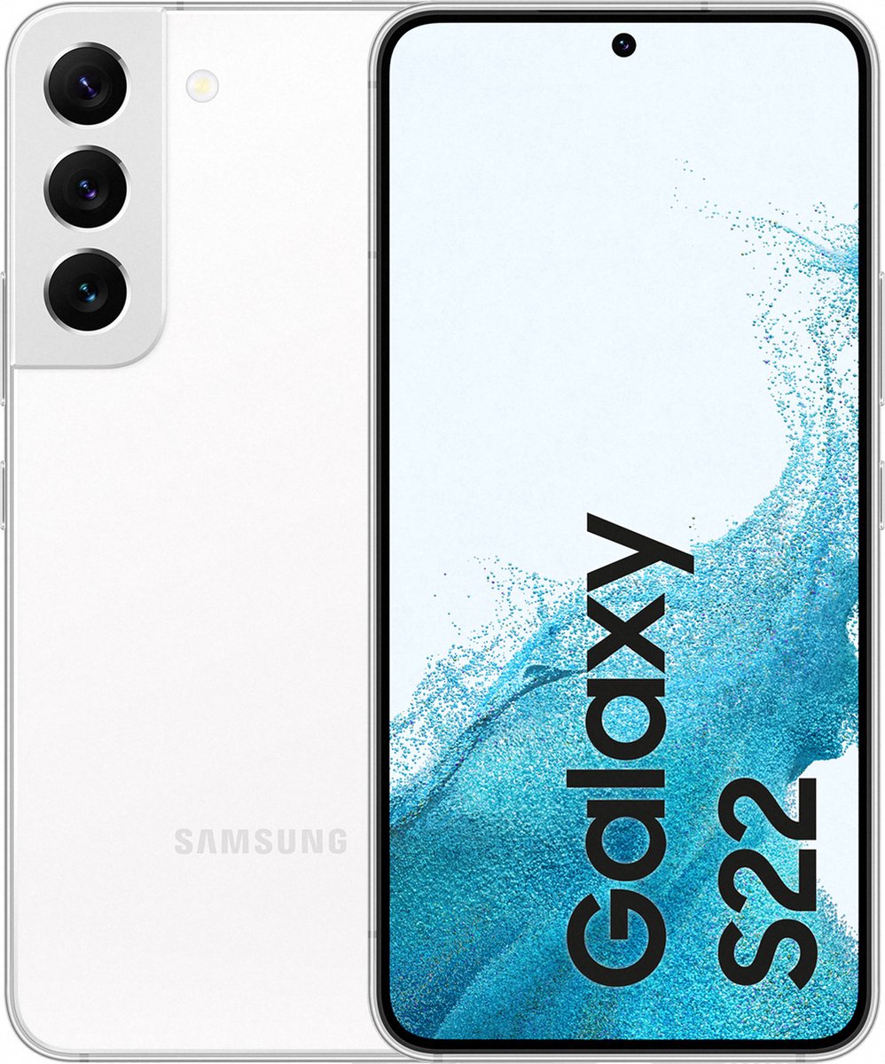 Samsung Galaxy S22 SM-S901B 15,5 cm (6.1") Dual SIM Android 12 5G USB Type-C 8 GB 128 GB 3700 mAh Wit