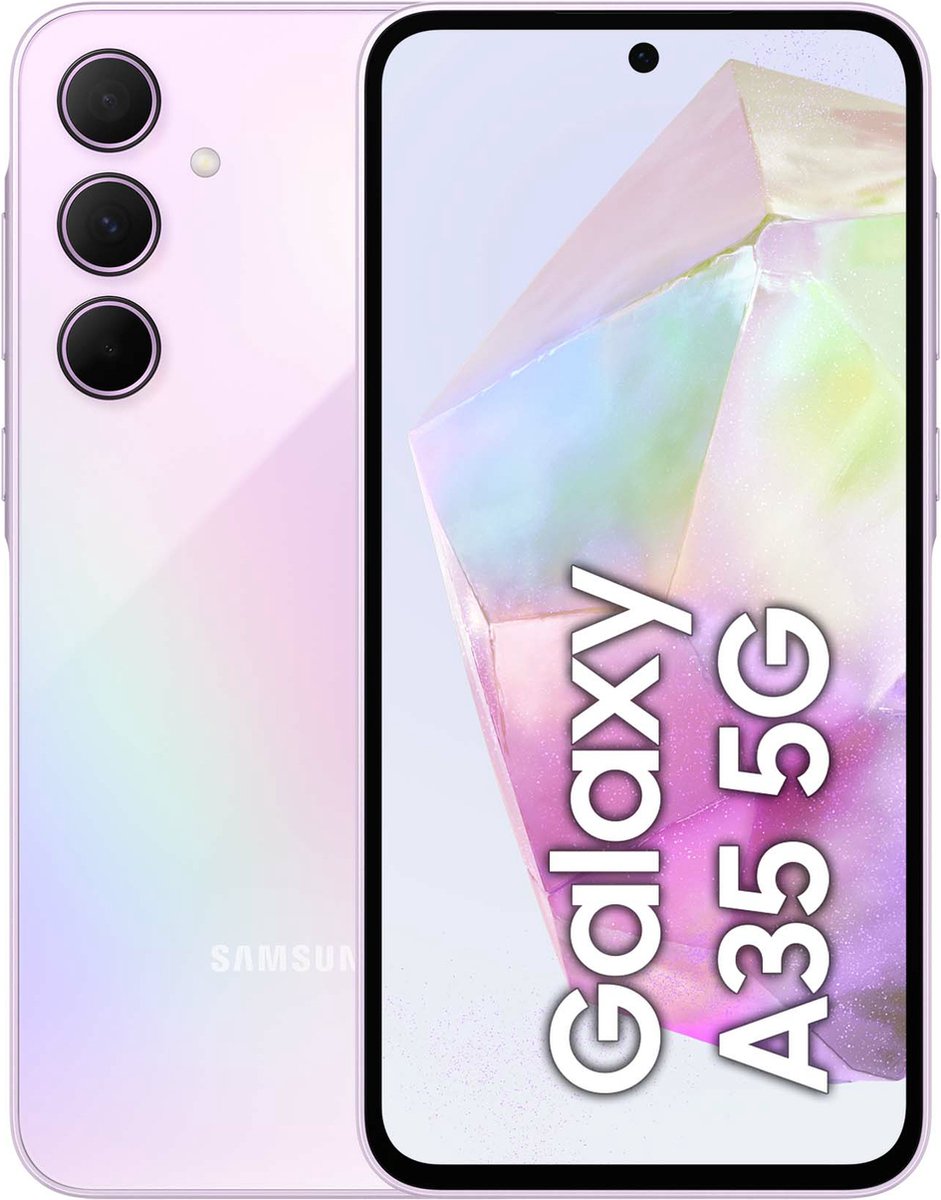 Samsung Galaxy A35 5G 16,8 cm (6.6") Hybride Dual SIM Android 14 USB Type-C 6 GB 128 GB 5000 mAh Lila