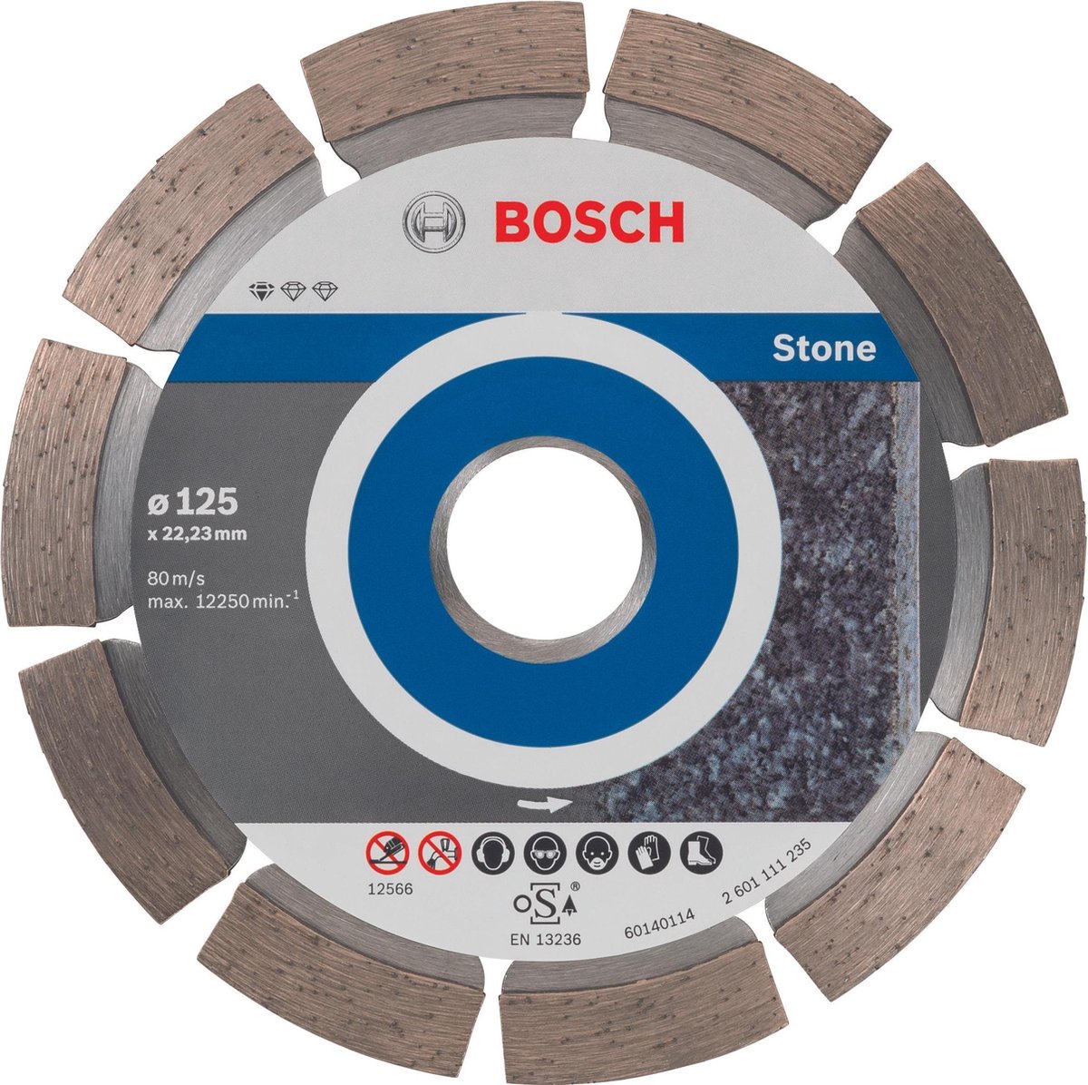 Bosch Accessories 2608603236 Diamanten doorslijpschijf Diameter 125 mm 10 stuk(s)