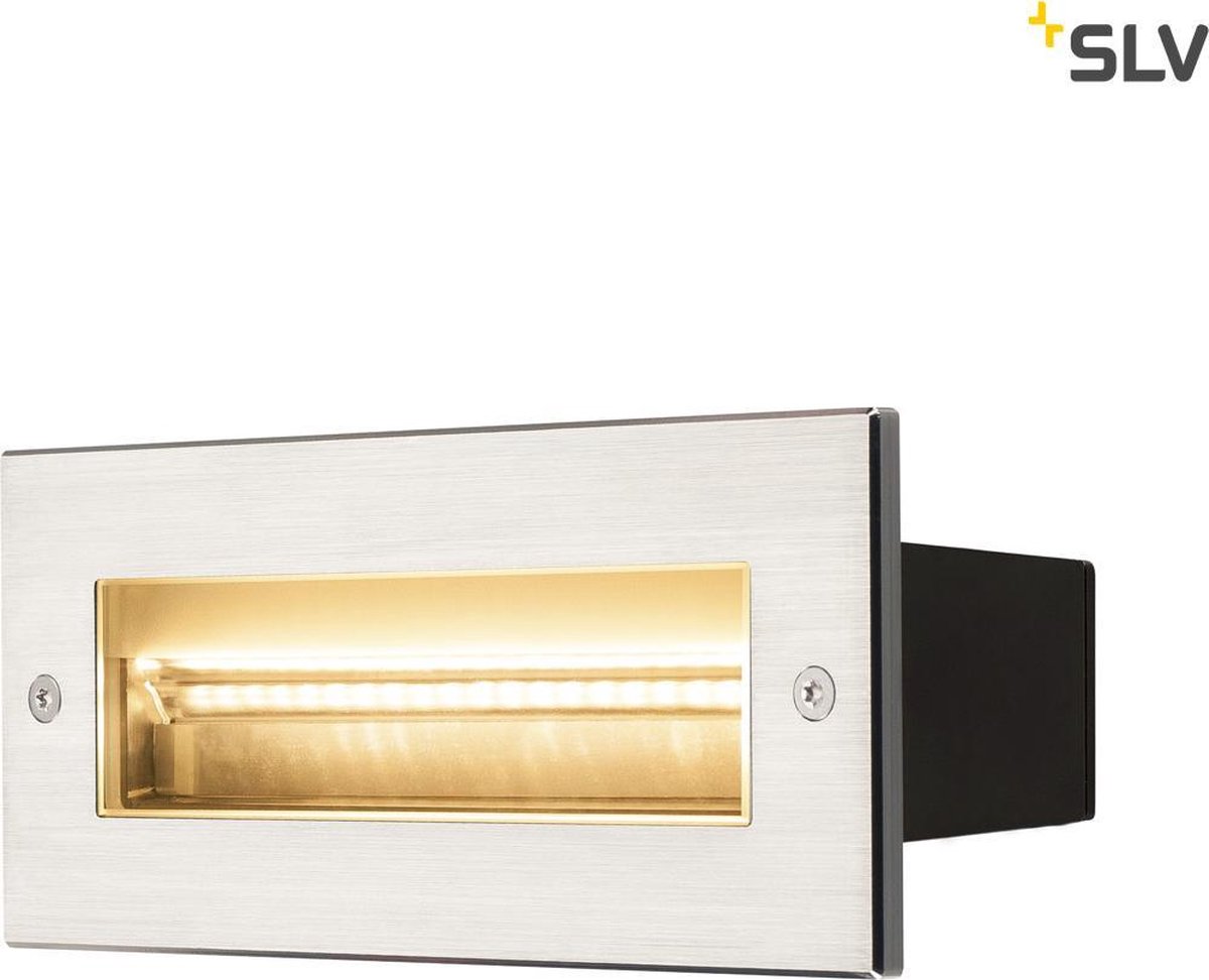 SLV 233660 BRICK LED-buitenlamp (inbouw) LED vast ingebouwd 11 W RVS