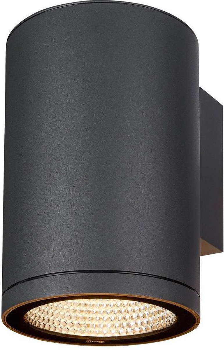 SLV ENOLA ROUND L 1003440 LED-buitenlamp (wand) LED vast ingebouwd 35 W Antraciet