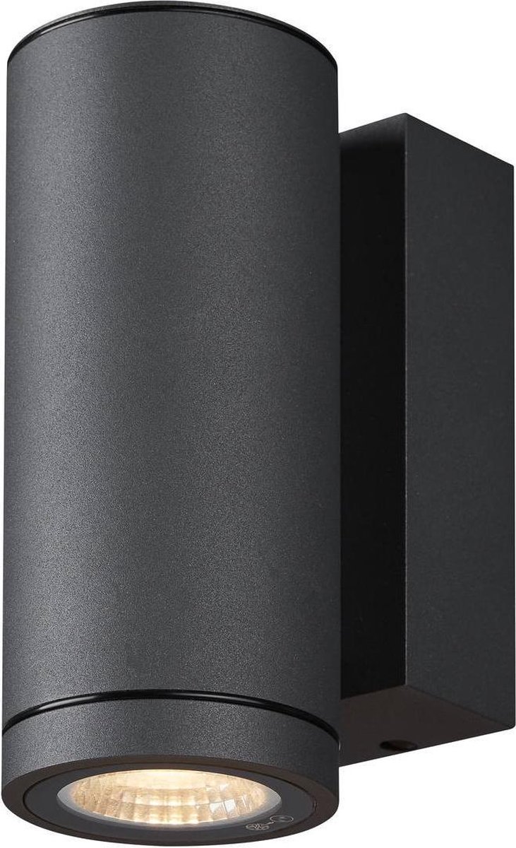 SLV ENOLA ROUND S 1003422 LED-buitenlamp (wand) LED vast ingebouwd 6 W Antraciet