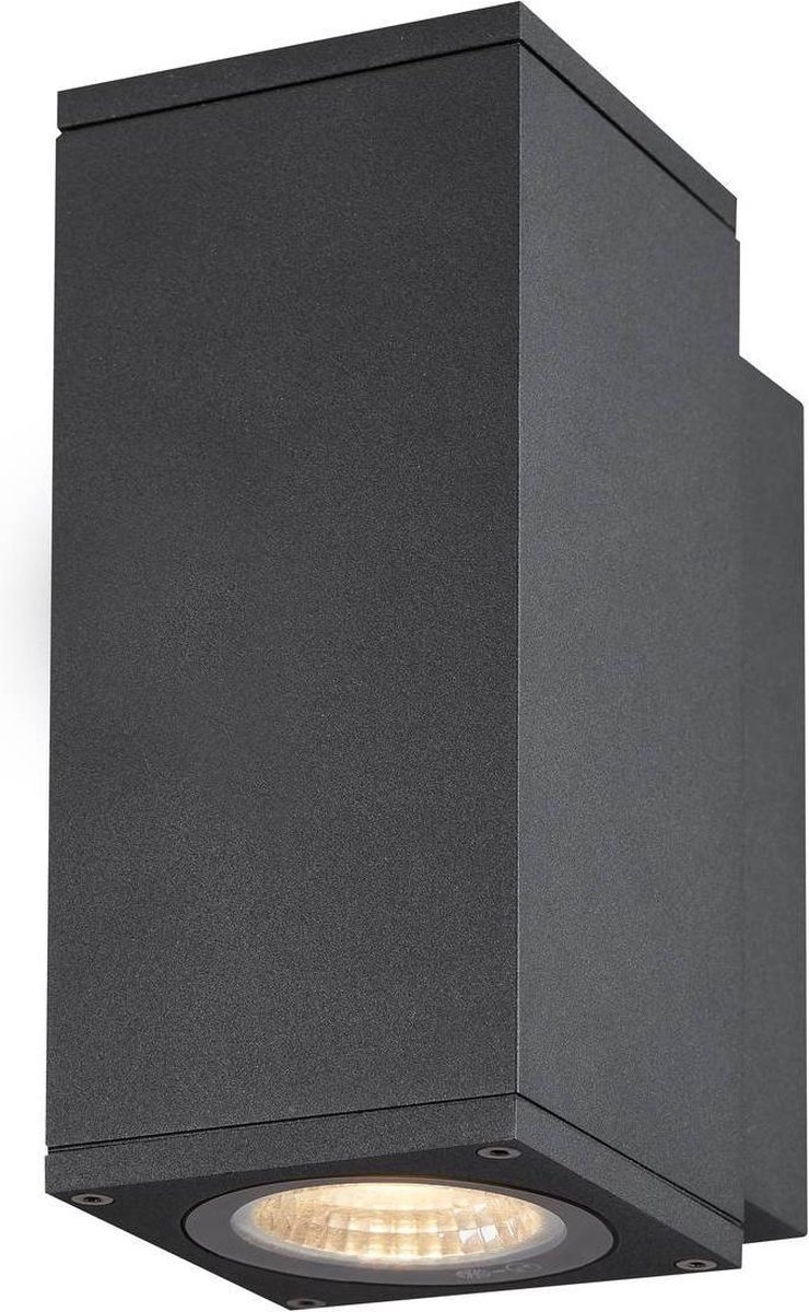 SLV ENOLA SQUARE S 1003416 LED-buitenlamp (wand) LED vast ingebouwd 6 W Antraciet