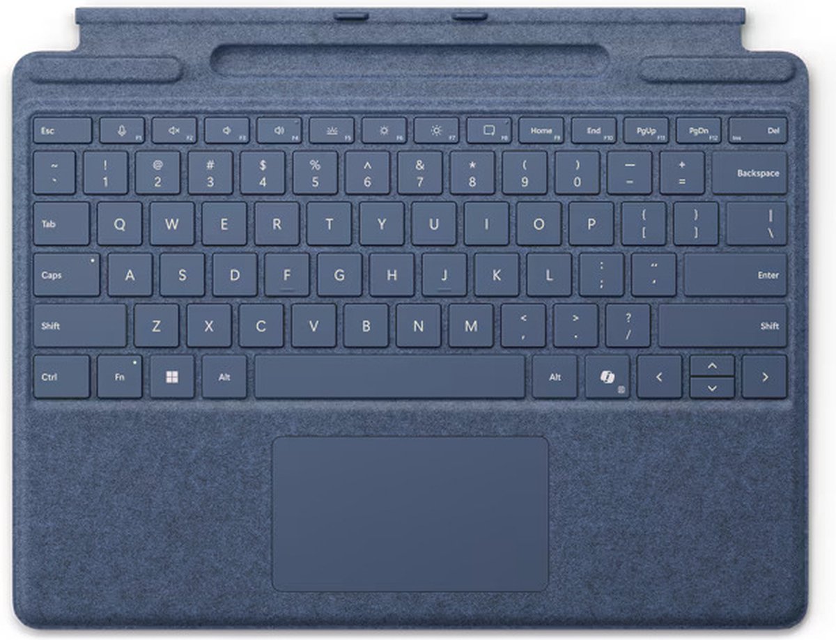 Microsoft Surface Pro Typecover + Opbergvak Voor Pen Toetsenbord Blauw