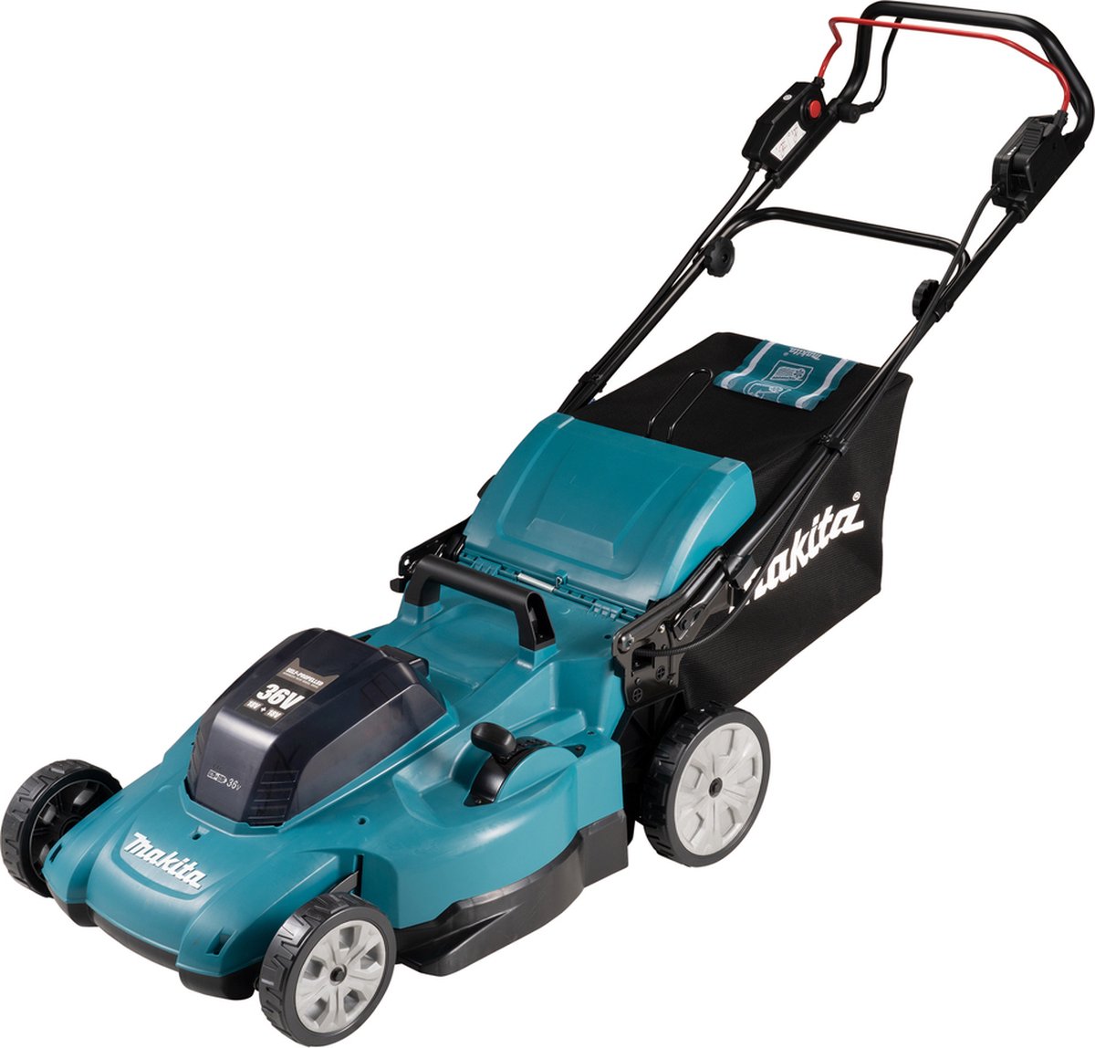 Makita DLM539Z Grasmaaier Accu Zonder accu, Zonder lader 2 x 18 V Snijbreedte max. 53 cm Geschikt voor 800 m²