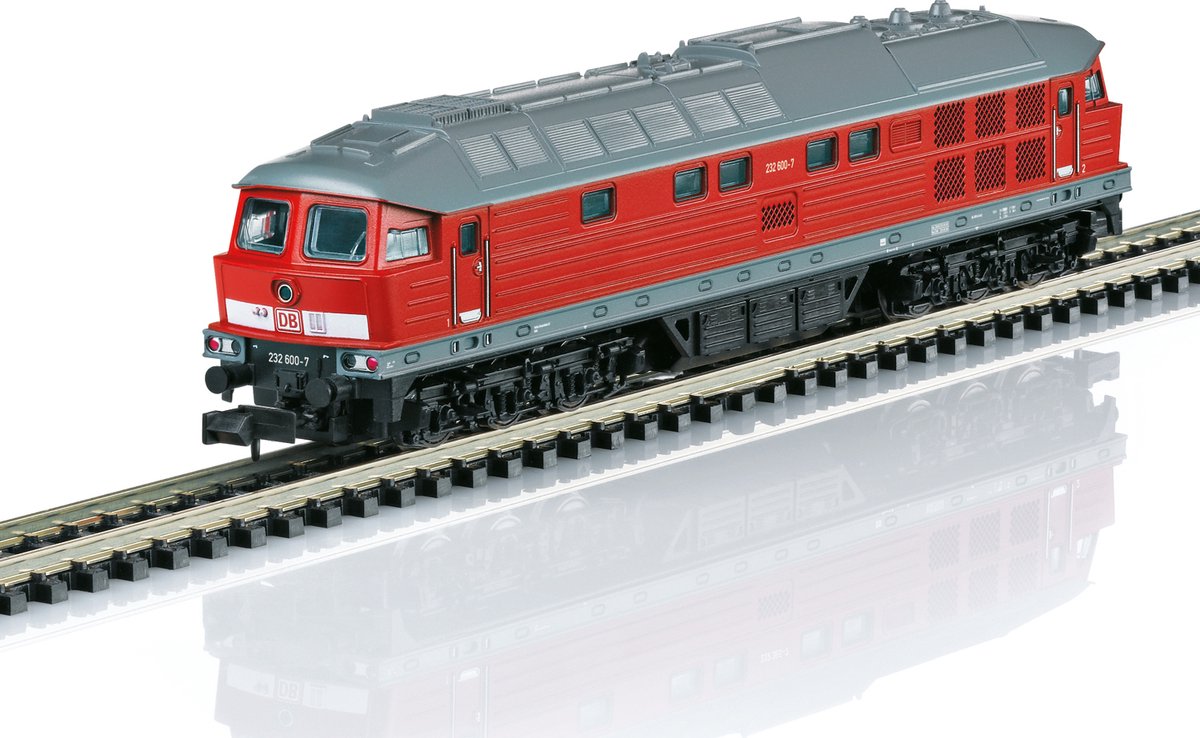 MiniTrix T16233 N diesellocomotief BR 232 Ludmilla van de DB AG