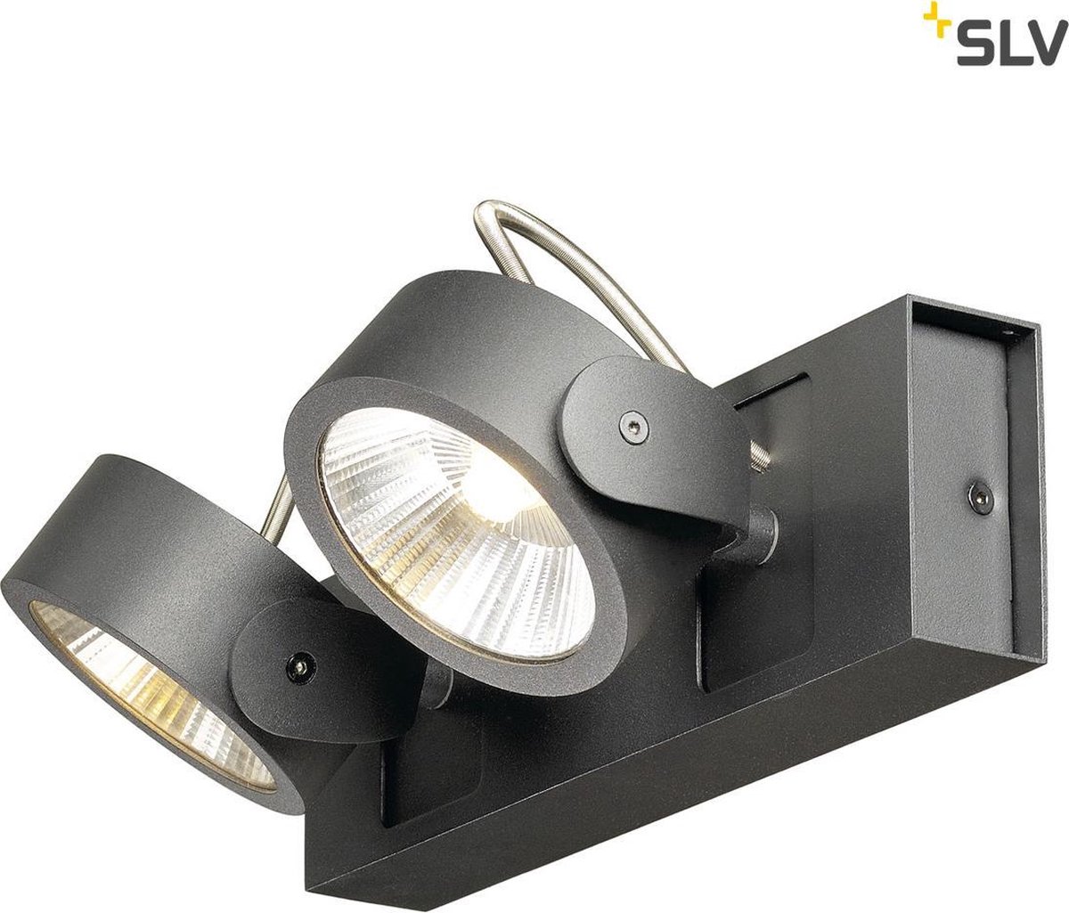 SLV 1000129 LED-plafondlamp 31 W Zwart