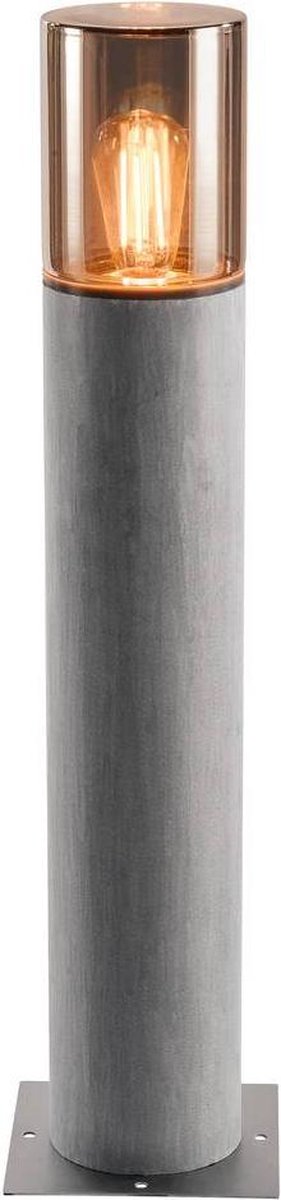 SLV 1000666 Lisene Pole Staande buitenlamp LED E27 23 W Grijs, Rook