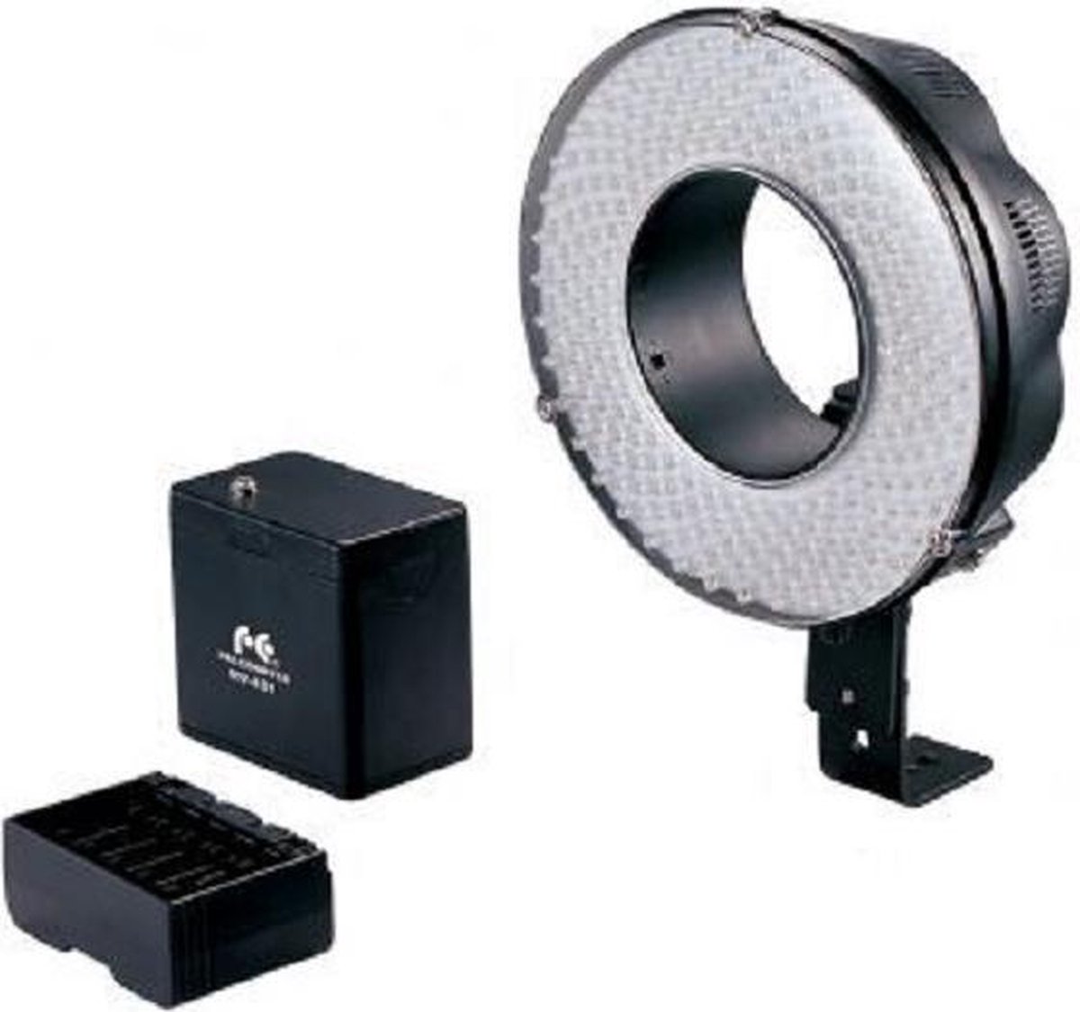 Falcon Eyes LED Ringlamp Set Dimbaar DVR-240DF op Batterij/230V