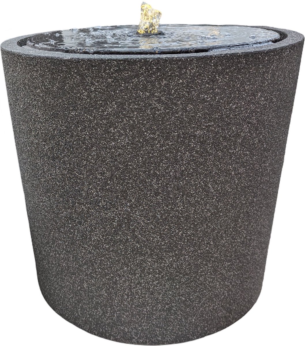 Fontein stone lite black sandstone waterornament - E'lite