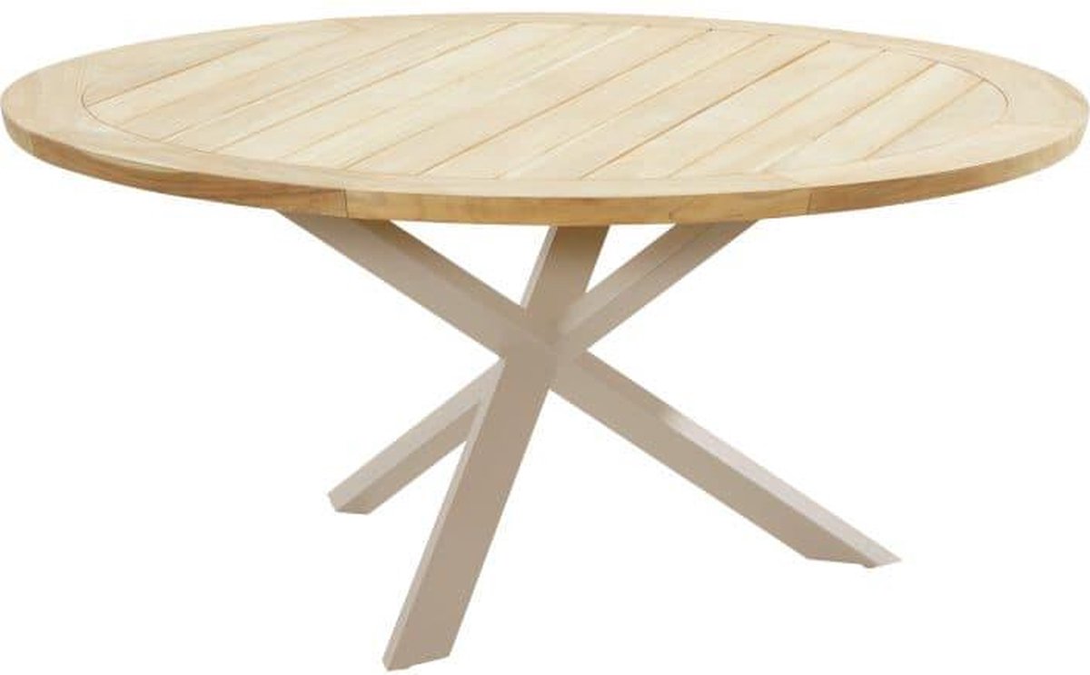 Taste 4SO Prado Diningtafel Teak Latte Ø 160 cm - Taste