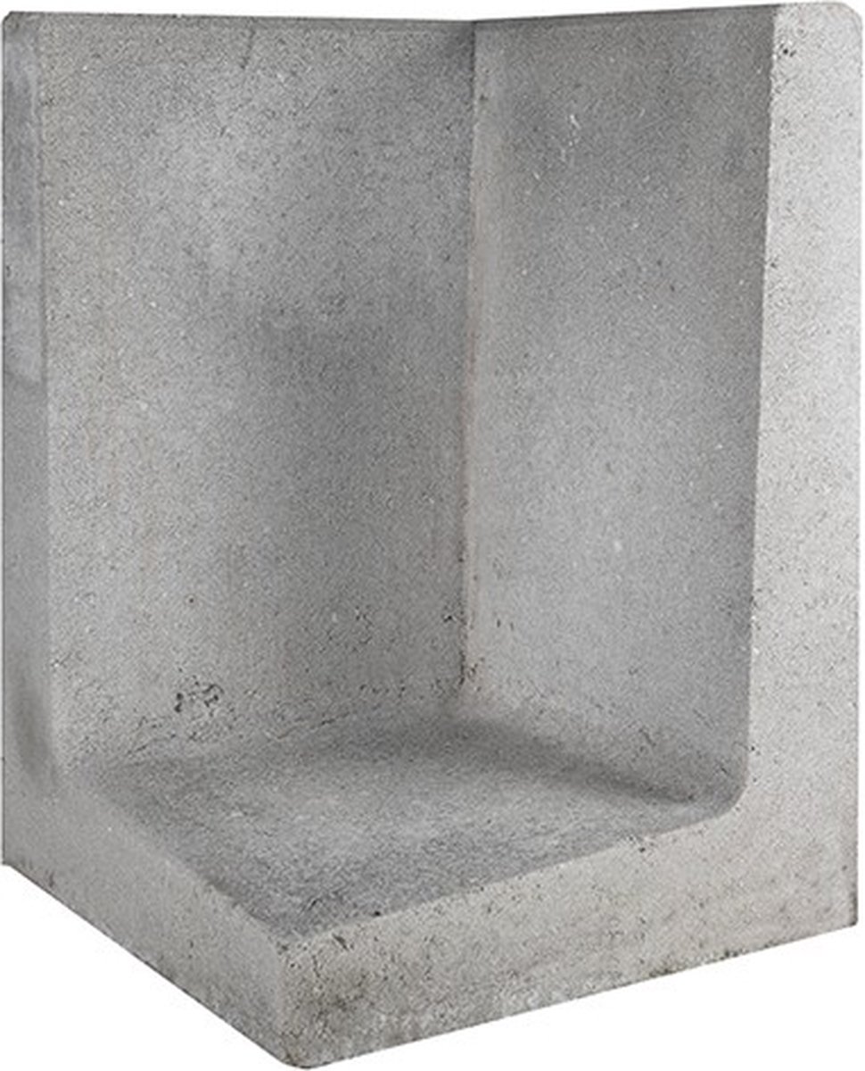 2 stuks! L-Element hoek grijs - Gardenlux