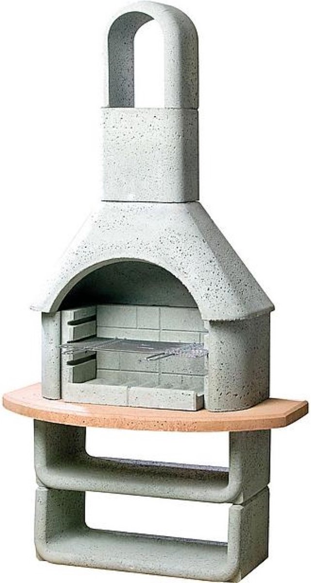 Betonnen - Stenen barbecue incl. rooster - Warentuin over Zee