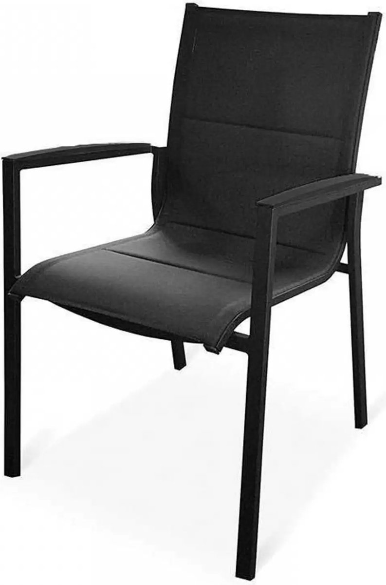 Foxx Stockable Chair Antraciet / Aluminium - Tierra Outdoor