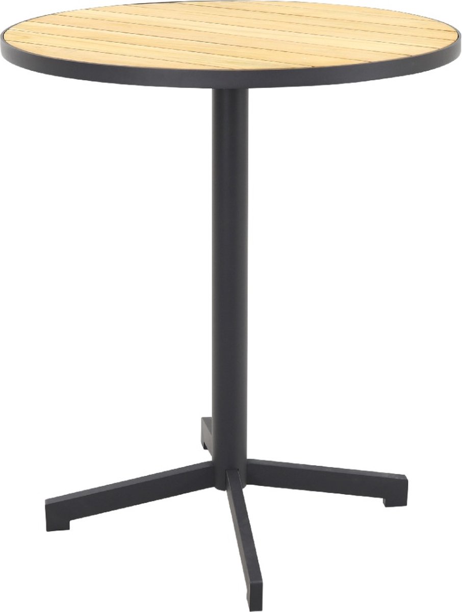 Taste Fiesta Bartafel Teak Antracite dia. 90 x 105 cm - 4SO