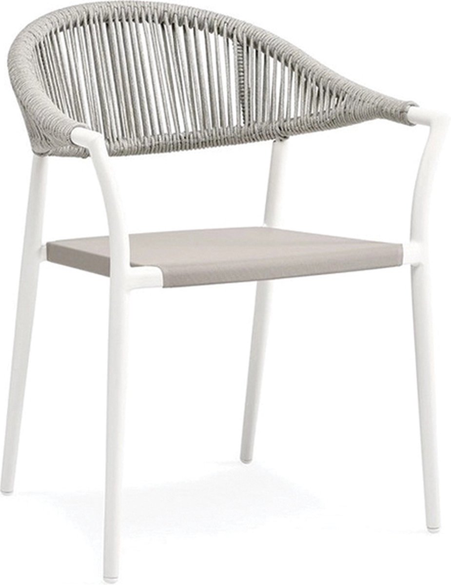 SUNS Matera Dining Stoel Camel Sand Matt White - Suns