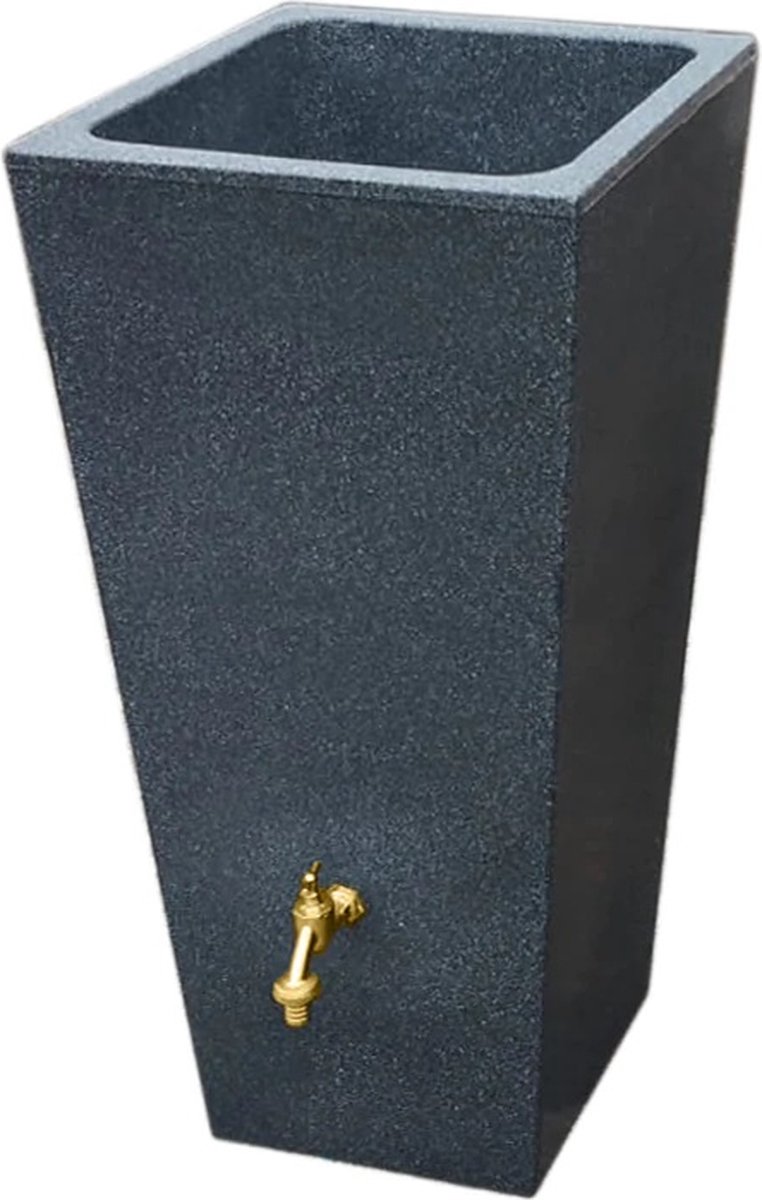 Regenton manhattan grijs 200L incl. messing kraantje - Prestige