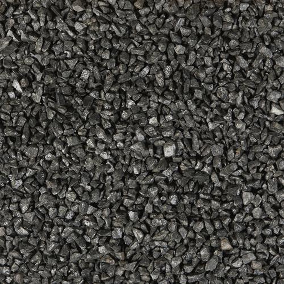 35 stuks! Basalt split zwart 8/11 mm 20 kg - Gardenlux