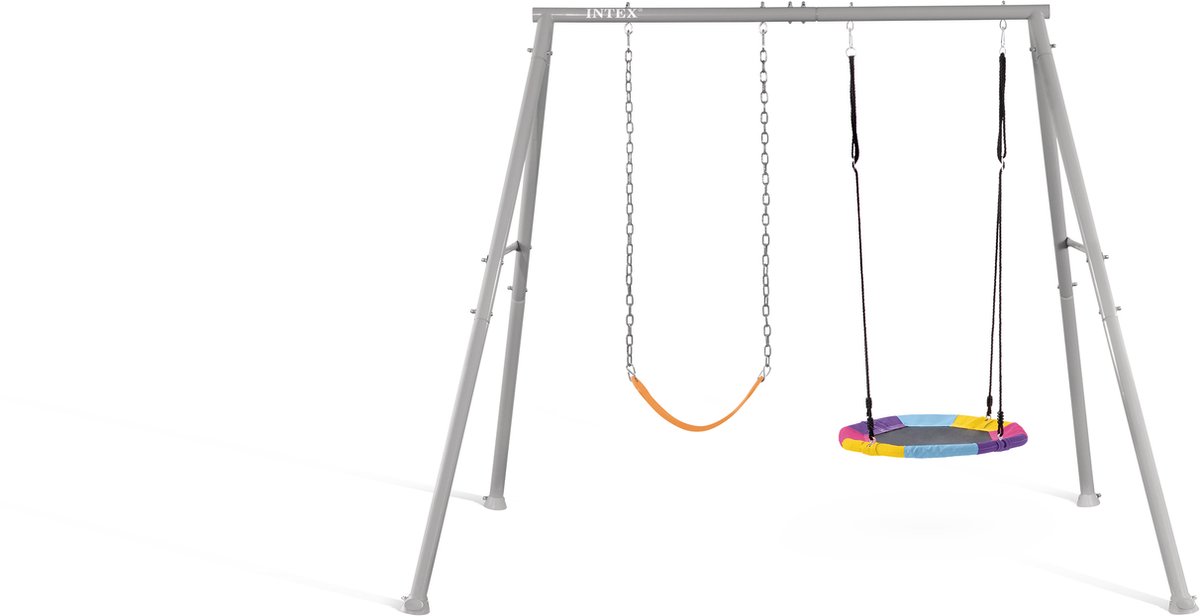 Schommelset two feature swing set - Intex