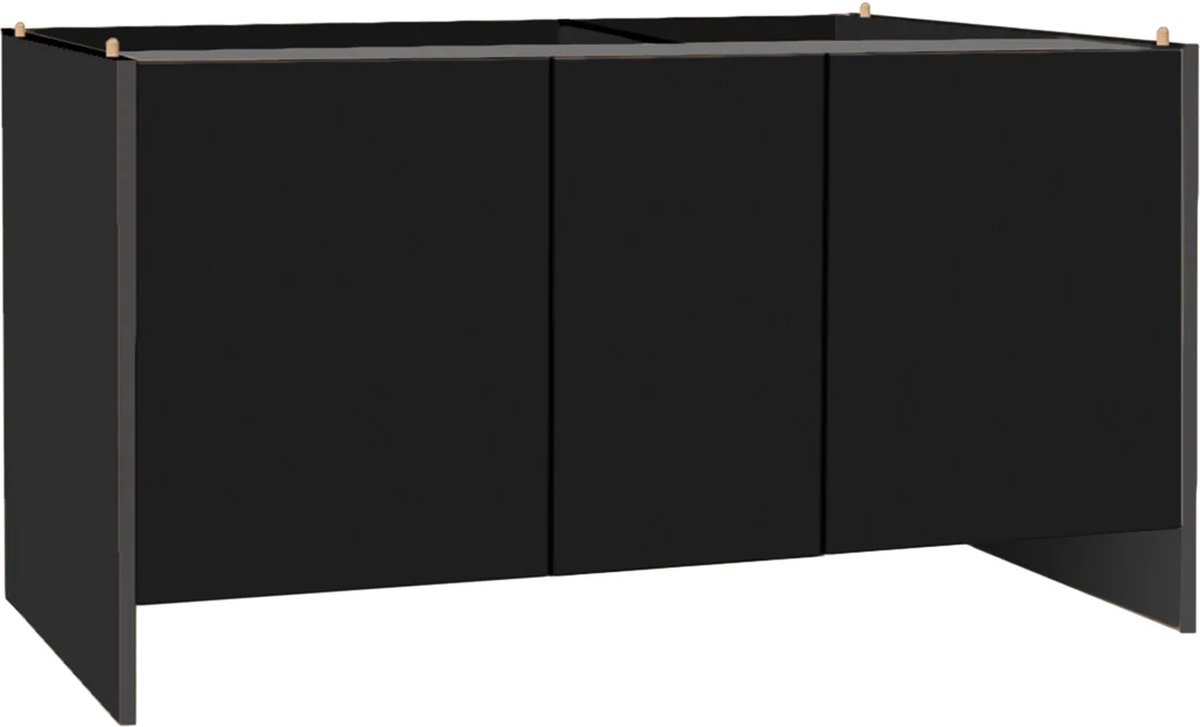 Habistat Aquadistri vivarium meubel 122 x 61 x 66 cm zwart - Aquadistri