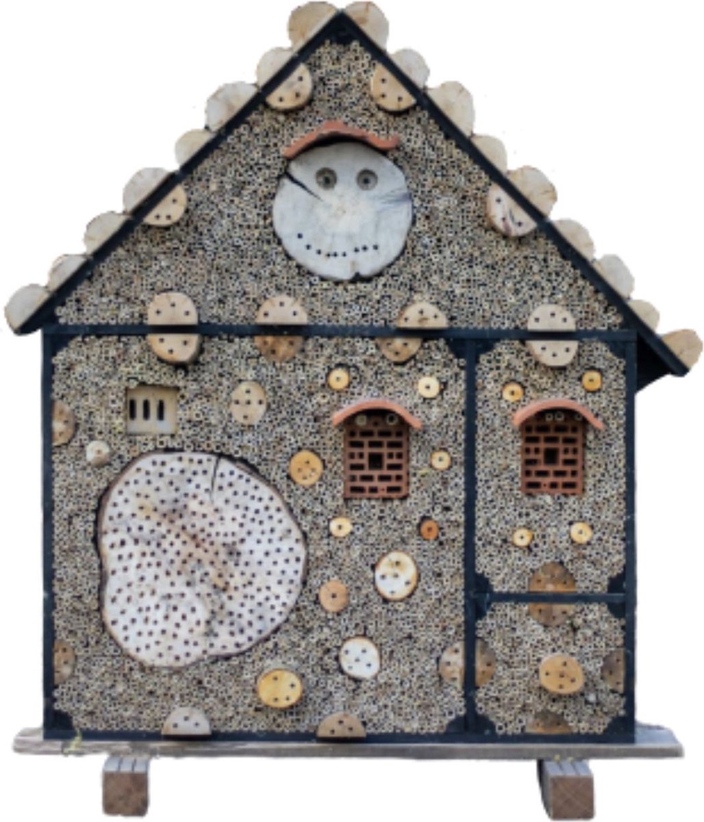 Insectenhotel de Honingbij 20x120x150 cm - Boomstijl