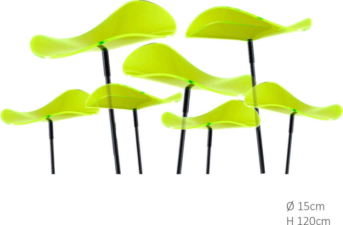 7 Stuks! Zonnevanger Lucy Groen medium 120x15 cm - Cazador Del Sol