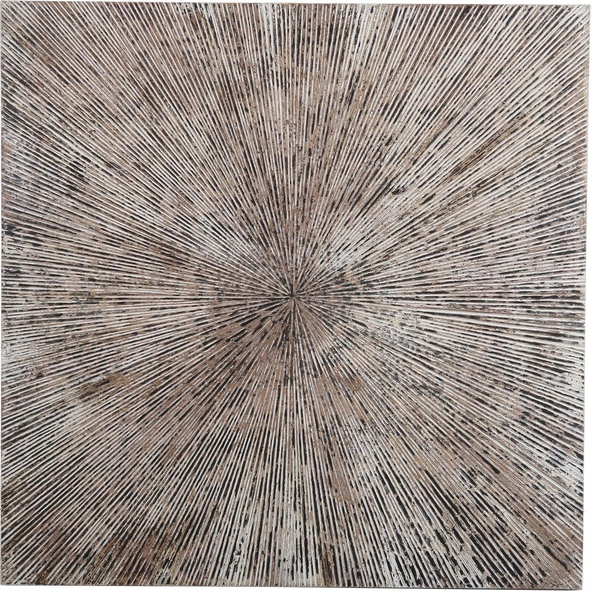 PTMD Zapp white ribbed wallpanel square s