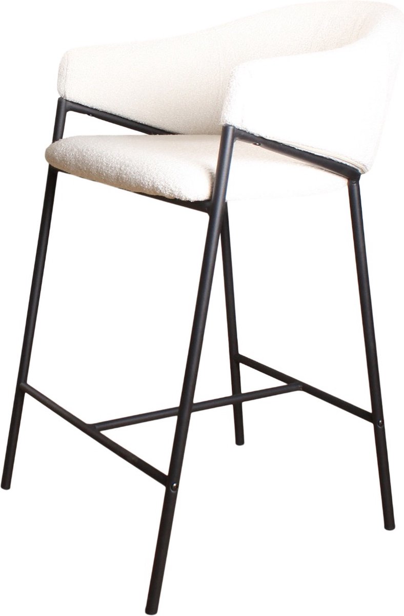 DS4U Elza barkruk boucle ivoor 65 cm