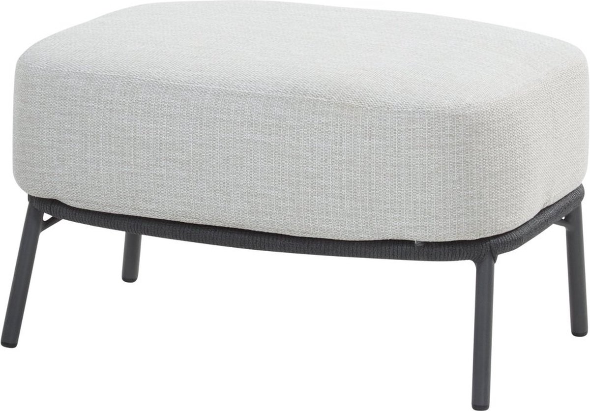 Fabrice voetenbank antraciet - 4SO