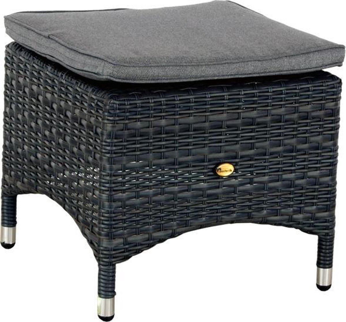 Hocker Kingston Midnight Grey - Oosterik Home