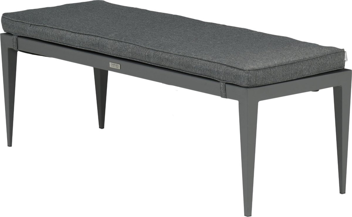 Bali bank 110x40xH45 carbon black/ mystic grey - Garden Impressions