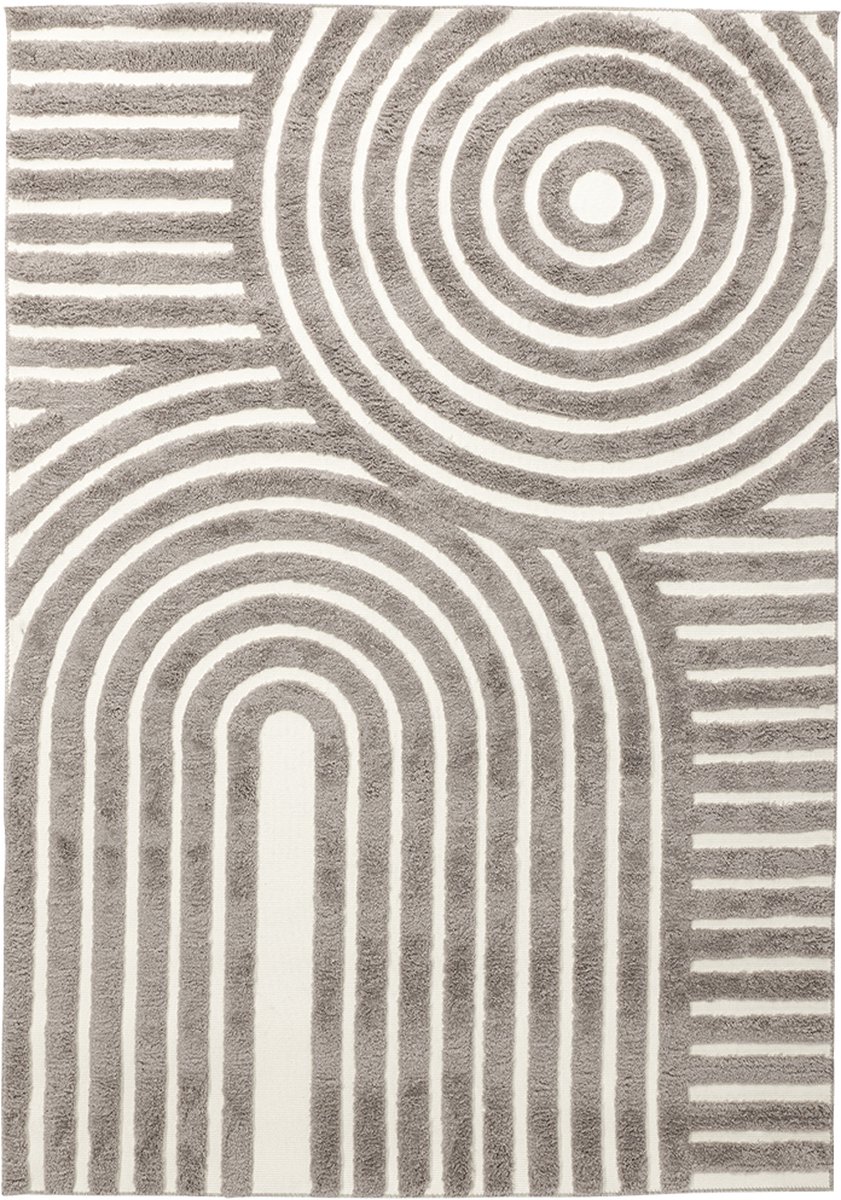 Nest living Linnea Vloerkleed 290 x 200 cm - Grijs