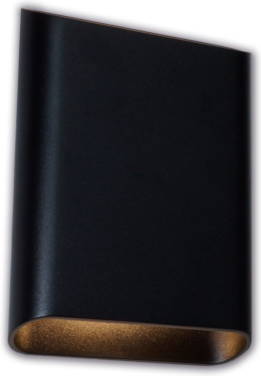 Artdelight Wandlamp Diaz Zwart Led 2 x 6Watt IP65