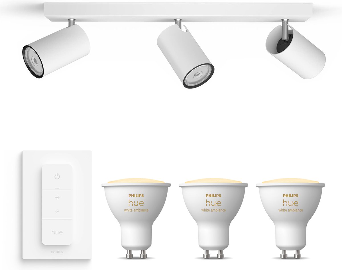 Philips Kosipo Opbouwspot met White Ambiance & Dimmer