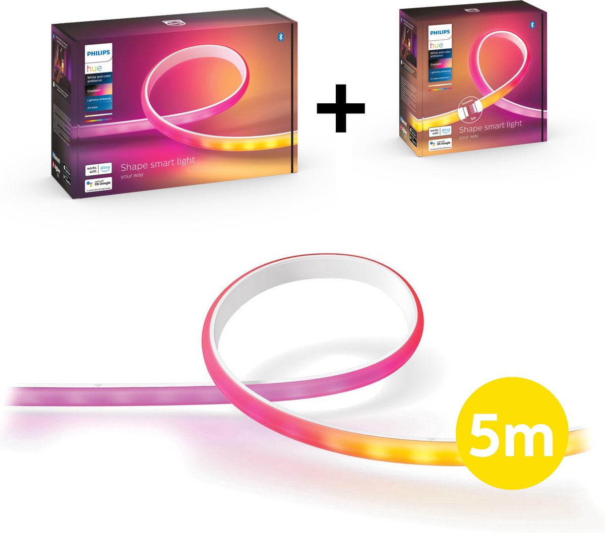 Philips Hue Gradient Lightstrip 5m White & Color Ambiance